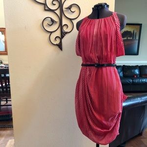 Eva Franco for Anthropologie Red polka dot dress